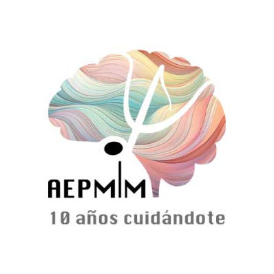 Logo AEPMIM. Asociación Española de Psicología de la Música y la Interpretación Musical. 10 aniversario